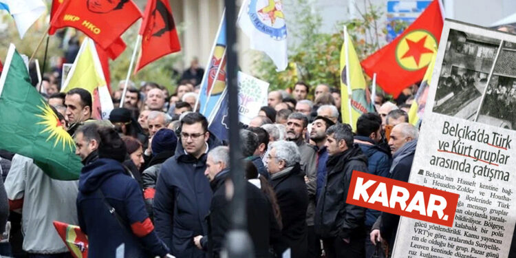 Karar gazetesine düzeltme: Belçika’da kavga eden Türk ve Kürt grupları değil, Türkler ve PKK’lılar!