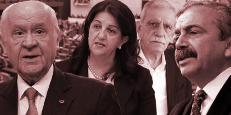 Bahçeli’nin övdüğü DEM heyeti:Feodal ağa, ölmüş uyuşturucu tüccarının eşi ve Sırrı Süreyya!