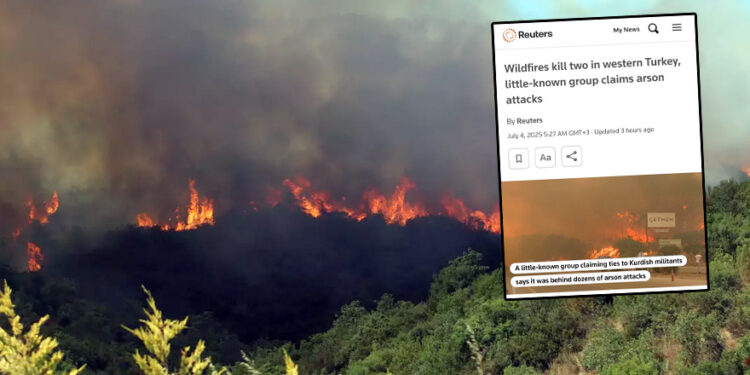 Orman yangınlarını PKK üstlendi, AKP kabul etmedi