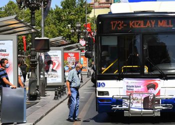 Ankara’da bayramda dolana dolana…