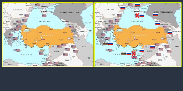 ABD’nin meşhur kuşatma haritası ve Rusya’nın gerçek kuşatma haritası