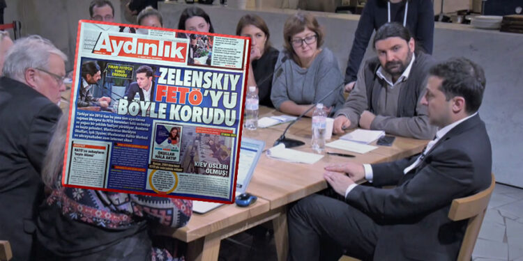 Zelenski’ye FETÖ’cü diyen Aydınlık’ın kendisi FETÖ’cü çıktı!