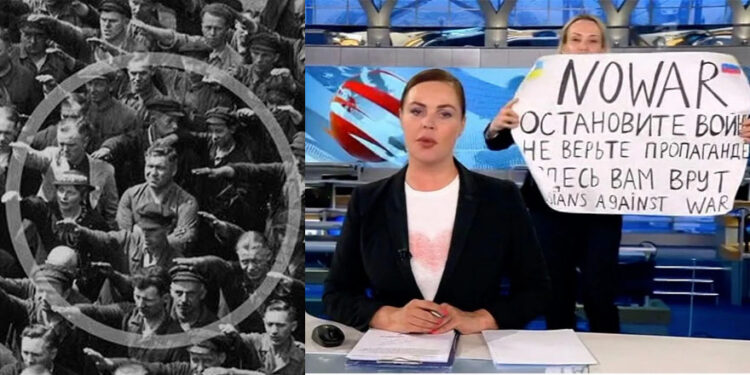 Rus televizyonundaki “Savaşa Hayır” pankartını Rusçular neden görmezden geldi?