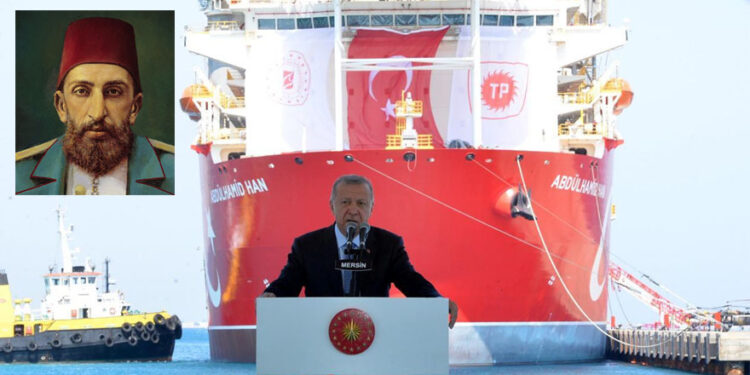 Sondaj gemisine donanma düşmanı Abdülhamit’in ismi verildi