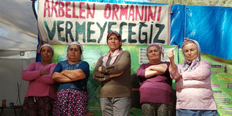 Akbelen’de köylüler vatanı, maden şirketi işgali savunuyor
