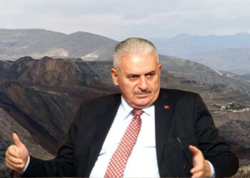 Erzincan’da çöken bir dağ ve üstünde oturan Binali
