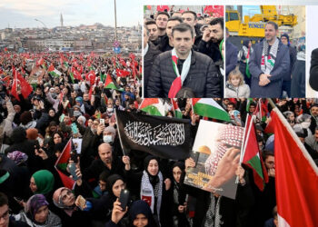 Filistin değil AKP ve şeriat yürüyüşü