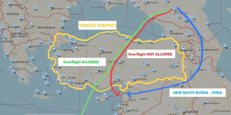 Montrö uygulanıyor: Türkiye hava sahasını da Rusya’ya kapattı