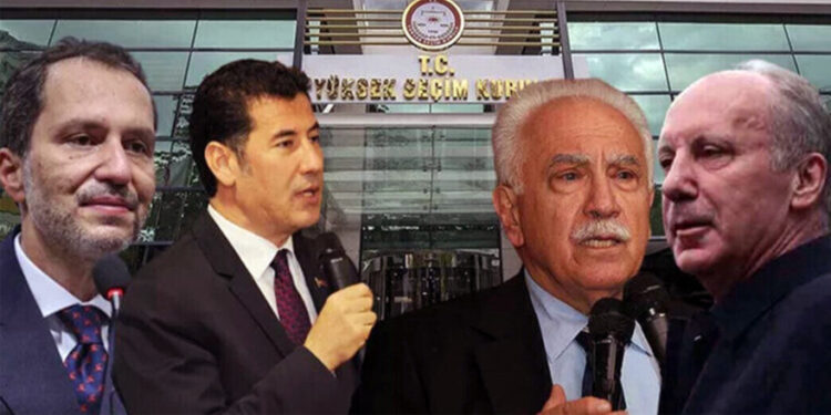 Cumhurbaşkanı adaylarının imza fiyaskosu