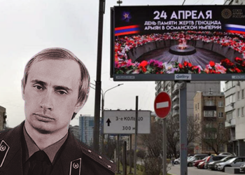 Ermeni Soykırımı yalanı Putin’in himayesinde Moskova sokaklarında